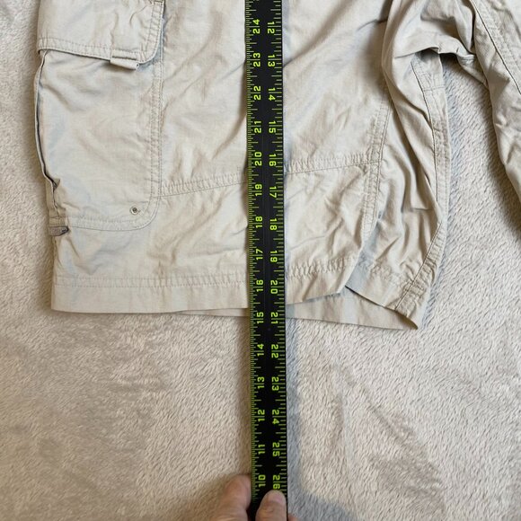 Columbia Men's Cargo Shorts XL Khaki Nylon Outdoor Wear Durable & Comfortable - Picture 5 of 9